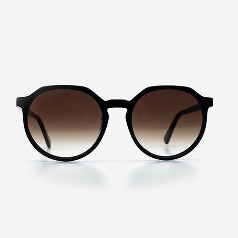 Oval and Architectural lines Acetate Women's Sunglasses 21A8035